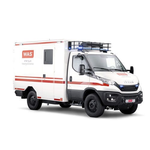 Ambulancia de salvamento - WAS 500  - WAS - Wietmarscher Ambulanz- und Sonderfahrzeug - con cuerpo modular independiente / todoterreno / con oxigenoterapia