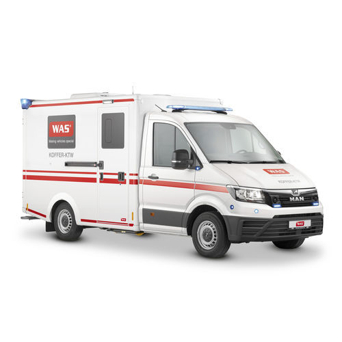 Ambulancia de salvamento - WAS 500  - WAS - Wietmarscher Ambulanz- und Sonderfahrzeug - con cuerpo modular independiente / con 4 camillas / electrohidráulica