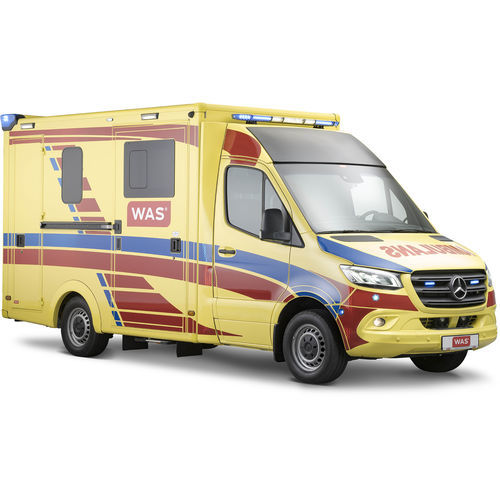Ambulancia con cuerpo modular independiente - WAS 500  - WAS - Wietmarscher Ambulanz- und Sonderfahrzeug - tipo C / 4x4 / diésel