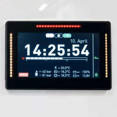 Panel de control para ambulancias - WAS - Wietmarscher Ambulanz- und Sonderfahrzeug - de temperatura / de presión / con pantalla táctil