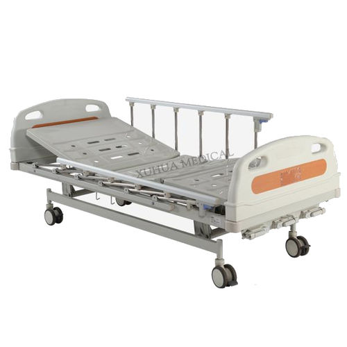 Cama de hospital - XHS30D - HI-LIFE Technology (HEBEI ) Co., Ltd. - manual / de altura regulable / con ruedas