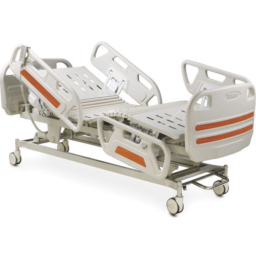 Cama de hospital - ALK06-B03P-B - Zhongshan Aolike Medical Equipment Technology - eléctrica / de altura regulable / con ruedas