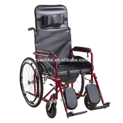 Silla de ruedas manual - ALK690GC - Zhongshan Aolike Medical Equipment Technology - de interior / reclinable / con orinal