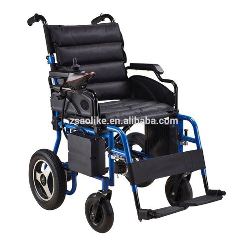Silla de ruedas eléctrica - ALK122A  - Zhongshan Aolike Medical Equipment Technology - de exterior / de interior / plegable