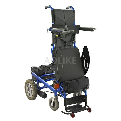 Silla de ruedas eléctrica - ALK158 - Zhongshan Aolike Medical Equipment Technology - de exterior / verticalizadora / con reposapiernas