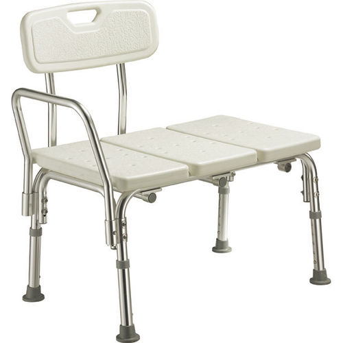 Silla de ducha con reposabrazos - ALK401L - Zhongshan Aolike Medical Equipment Technology - con respaldo / bariátrica / de altura variable