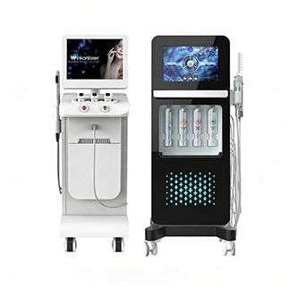 Unidad de microdermoabrasión - Hifu-5D + Microcrystalline  - Beijing Winkonlaser Technology - unidad de rejuvenecimiento cutáneo HIFU / en carro