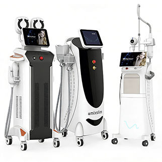 Unidad de body contouring por aspiración - Renasculpt FE60 EMS + Mixslim HS1000C + LiyaShape LS15 - Beijing Winkonlaser Technology - unidad de criolipólisis / unidad de body contouring electroestimulación muscular / en carro