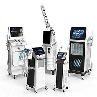 Unidad de microdermoabrasión - 5-in-1 Skin Solution Package - Beijing Winkonlaser Technology - unidad de rejuvenecimiento cutáneo con láser / unidad de rejuvenecimiento cutáneo HIFU / unidad de body contouring electroestimulación muscular