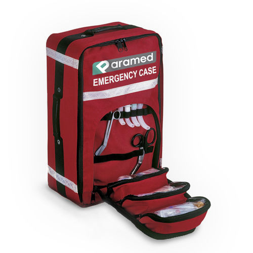 Mochila de emergencia - BP I - Paramed International - de oxígeno / de tejido / estanca al agua