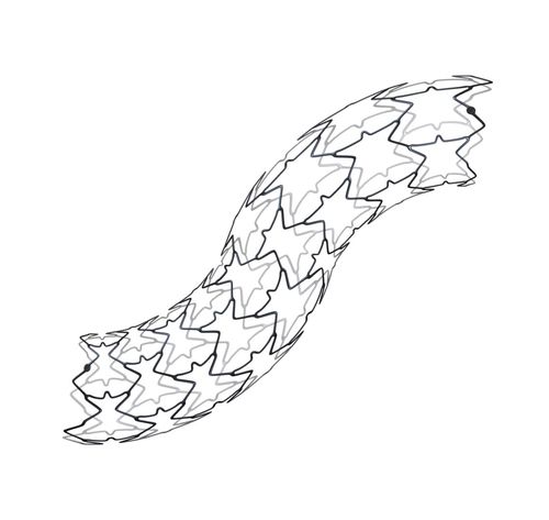 Stent arteria renal - BMS B.E. – Radix2 - Alvimedica - de acero inoxidable