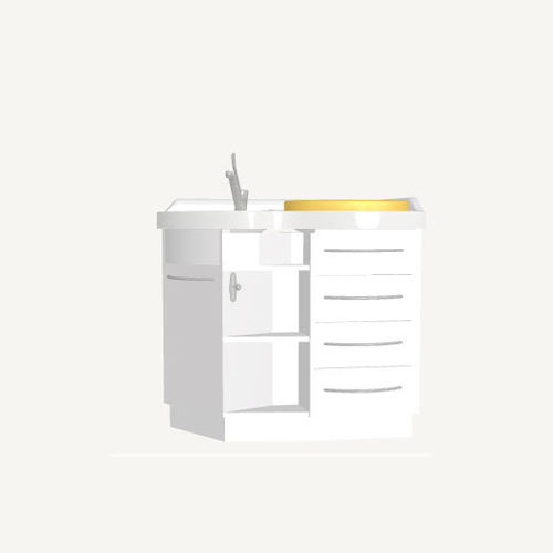 Mueble cambiador con bañera - BETAMAT - Loxos