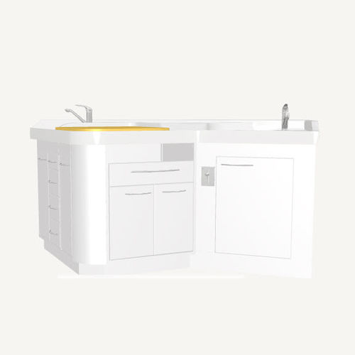 Mueble cambiador con bañera - Neonat - Loxos - con lavabo / para hospital