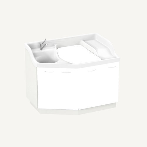 Mueble cambiador con bañera - MICROCRÈCHE - Loxos - con canastillas
