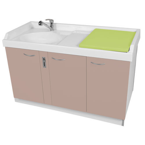 Mueble cambiador para hospital - Standard 145 - Loxos - con bañera