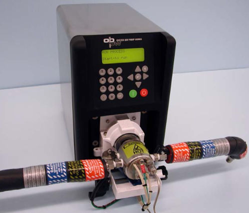 Dispensador de medios monocanal - HSCD - Oyster Bay Pump Works - automático / de laboratorio / de mesa