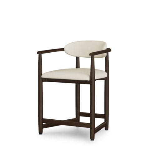 Taburete de comedor - Arpino Counter - Kwalu - con respaldo