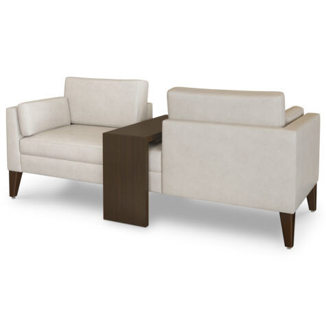 Silla con reposabrazos - Marsala - Kwalu - para 2 personas