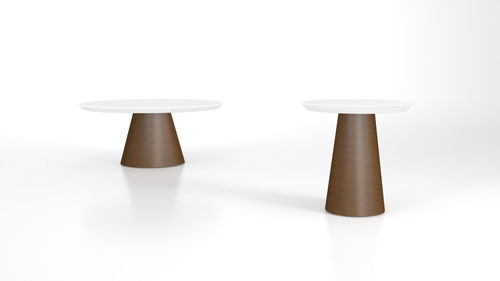 Mesa para sala de espera - Palencia End - Kwalu - redonda / elíptica