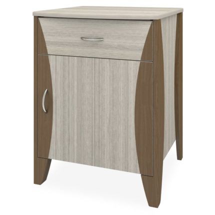 Mesa de cabecera con armario - Long Beach - Kwalu - con cajones