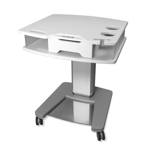Mesa de traslación eléctrica - TTUD-1000 - Tomey - con ruedas / de altura variable