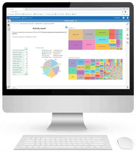 Módulo de software médico - Analytics - EVOLUCARE - de análisis / de gestión / para informes