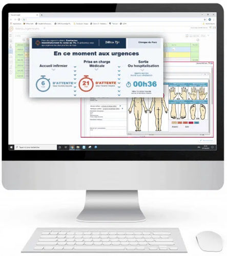 Módulo de software médico - WebEmergency - EVOLUCARE - de gestión / para tablet PC