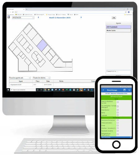 Módulo de software médico - WebStretcher  - EVOLUCARE - de gestión / de planificación / de monitorización