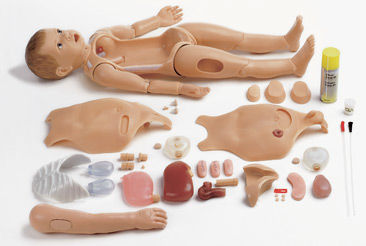 Maniquí de prácticas para atención pediátrica - CLA 23 - Coburger Lehrmittelanstalt - de nutrición / de punción / de inyección