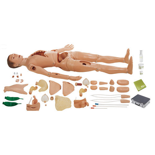 Maniquí de prácticas para atención general - CLA 1 - Coburger Lehrmittelanstalt - para cuidados de enfermería / para traqueotomía / de inyección