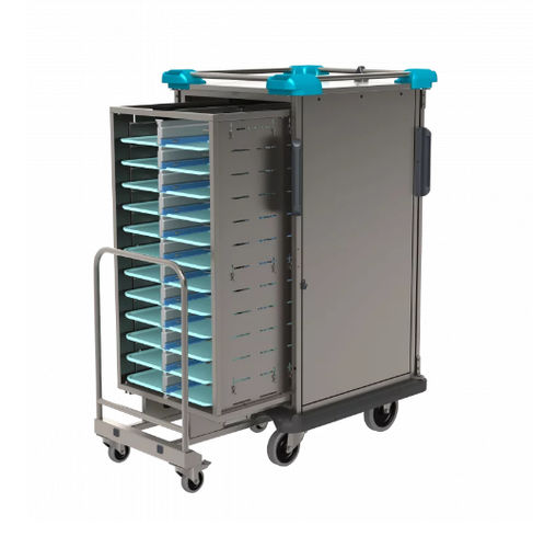Carro de hospital - ERGOSERT INSERT - Socamel Technologies - de uso general / de distribución de bandejas / compacto