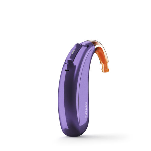 Prótesis auditiva BTE - Sky™ Link Marvel - Phonak - bluetooth® / recargables / estanca