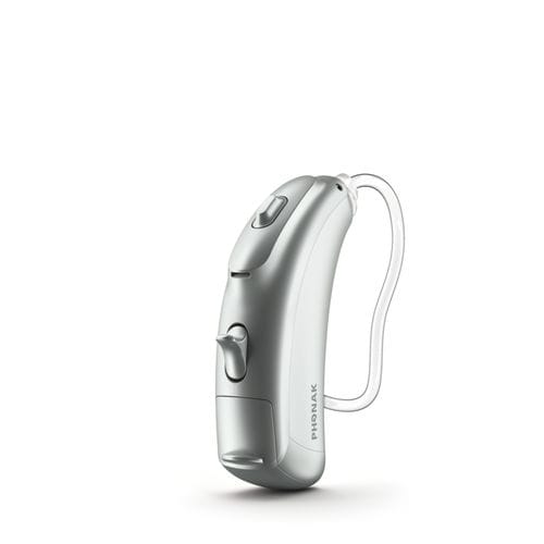 Prótesis auditiva BTE, open fit - Vitus™ P - Phonak - con bobina telefónica / estanca
