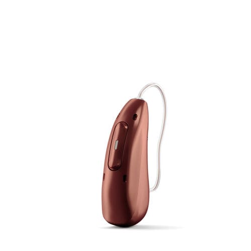 Prótesis auditiva RIC - Audéo R Infinio - Phonak - recargables / bluetooth® / beis