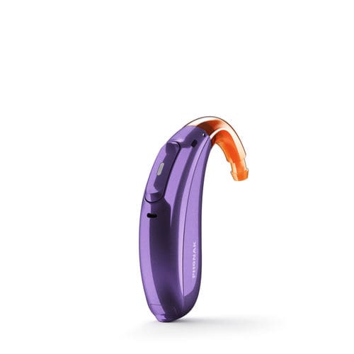 Prótesis auditiva BTE - Sky L-M - Phonak - bluetooth® / con bobina telefónica / pediátrica