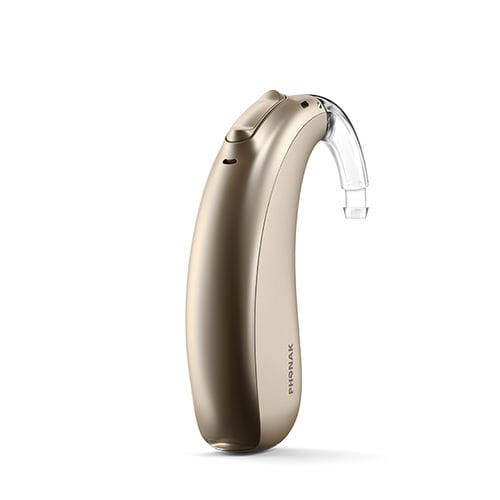 Prótesis auditiva BTE - Terra+ UP - Phonak - con bobina telefónica
