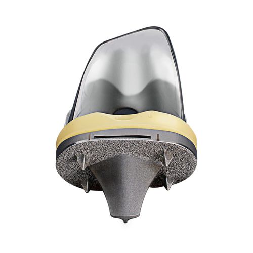 Prótesis de rodilla tricompartimental - EMPOWR POROUS™ - Enovis Surgical - de platillo fijo / no cementada