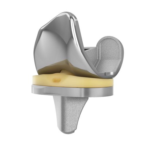 Prótesis de rodilla tricompartimental - EMPOWR PS® - Enovis Surgical - de platillo fijo / cementada