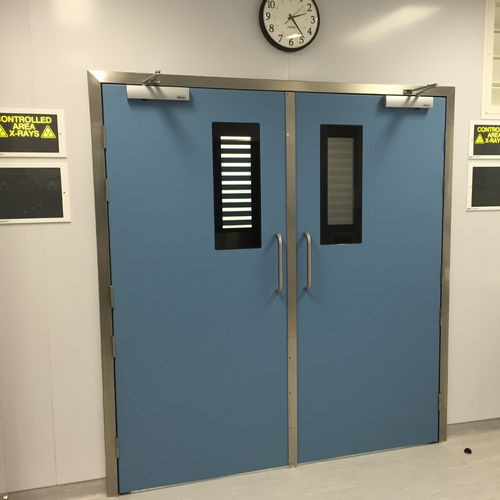 Puerta de protección - Dortek - de hospital / abatible / PRV