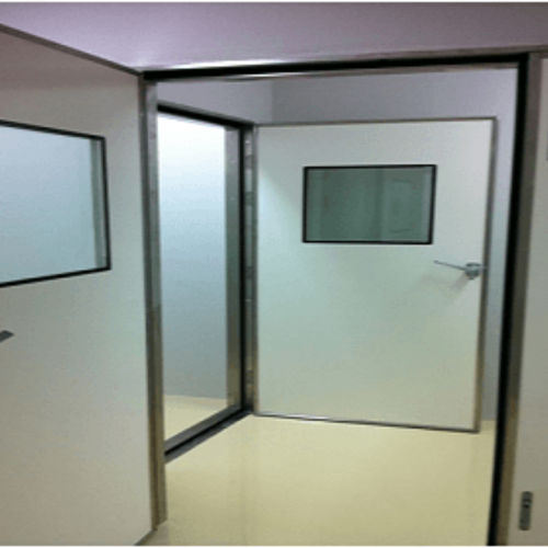 Puerta de hospital - Dortek - abatible / hermética