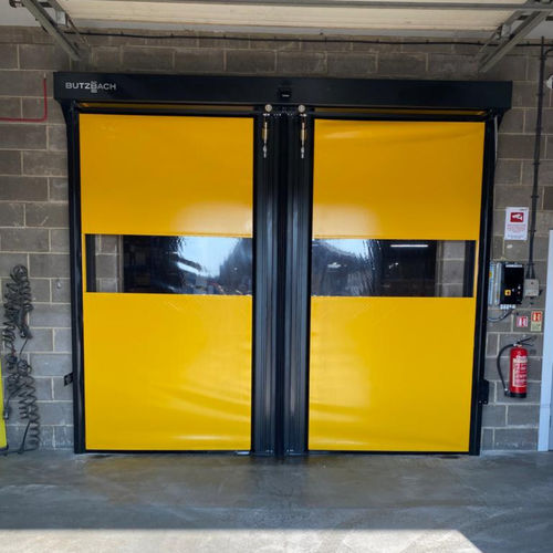 Puerta para aplicaciones farmacéuticas - Novosprint Duo - Dortek - corredera / de alta velocidad