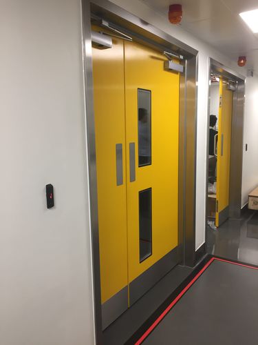 Puerta para sala blanca - Dortek - corredera