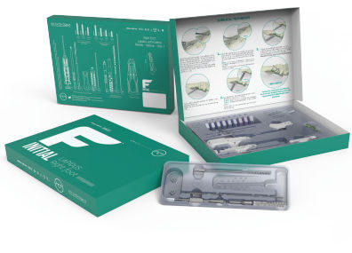 Kit de instrumentos para cirugía del pie - INITIAL F™ LAPIDUS - Newclip Technics - estéril / desechable