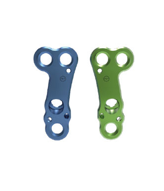 Placa de osteotomía para hallux valgus - Footmotion MIBO - Newclip Technics - bloqueada / metálica