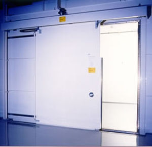 Puerta con blindaje - RFSD-100 - ETS Lindgren - para centro sanitario / corredera