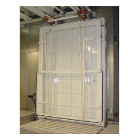 Puerta con blindaje - SRFSD-100 - ETS Lindgren - para unidad de radiología / corredera