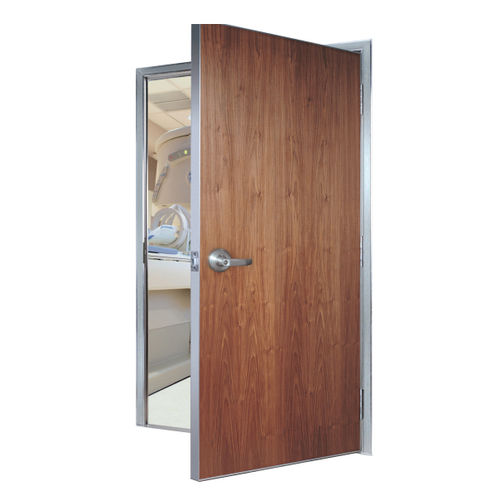 Puerta con blindaje RF - EVO - ETS Lindgren - de servicio / para resonancia magnética / abatible