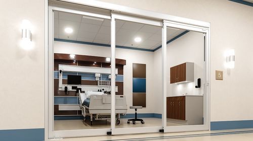Puerta antiincendios - VersaMax 2.0 - ASSA ABLOY Entrance Systems Italy Srl - para cuidados intensivos / para centro sanitario / de hospital