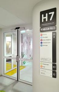 Puerta de protección - UniSwing® Robust - KONE - antiincendios / para centro sanitario / abatible