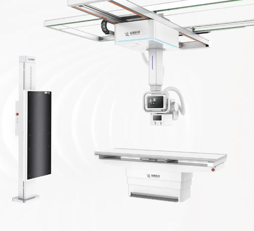 Sistema de radiografía digital - Changfeng  - Angell Technology - para radiografía polivalente / con brazo portatubos telescópico de techo / con Bucky en el suelo